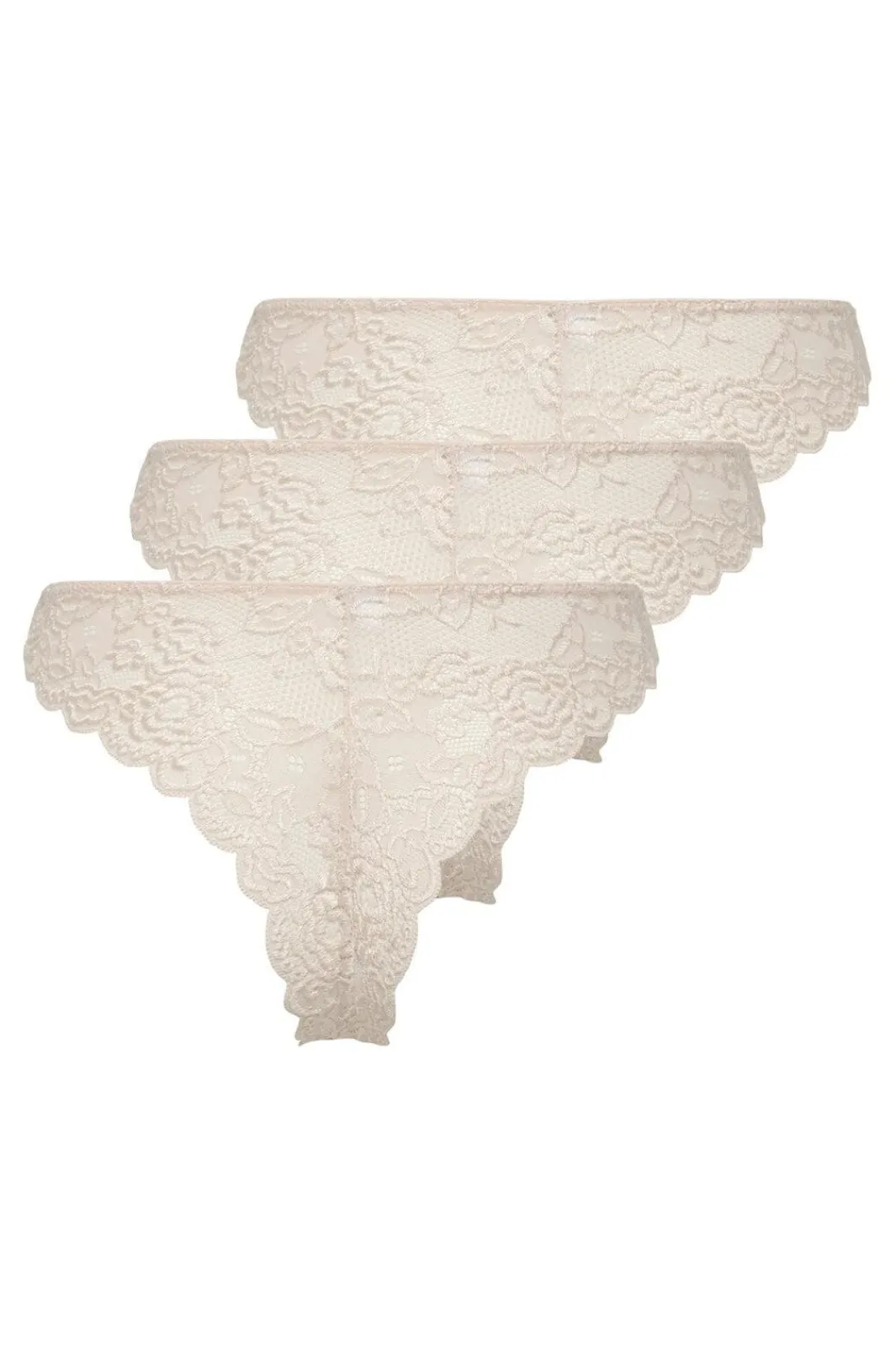 Only Nattøj & Lingeri<Onlchloe Lace Brazil 3-Pack Acc