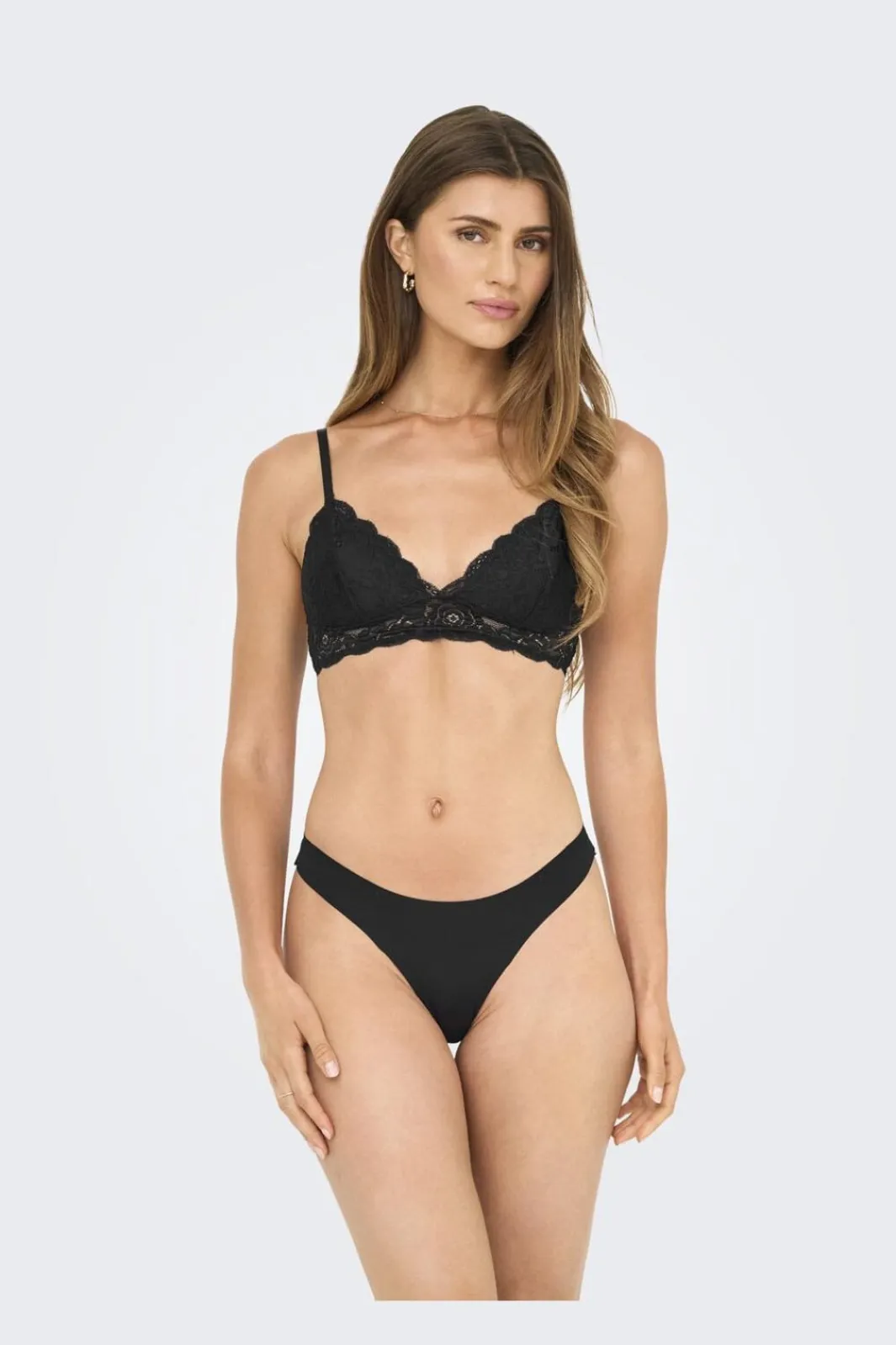Only Nattøj & Lingeri<Onlchloe Lace Brazil 3-Pack Acc