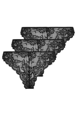 Only Nattøj & Lingeri<Onlchloe Lace Brazil 3-Pack Acc