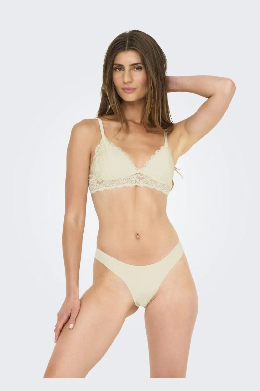 Only Nattøj & Lingeri<Onlchloe Lace Brazil 3-Pack Acc