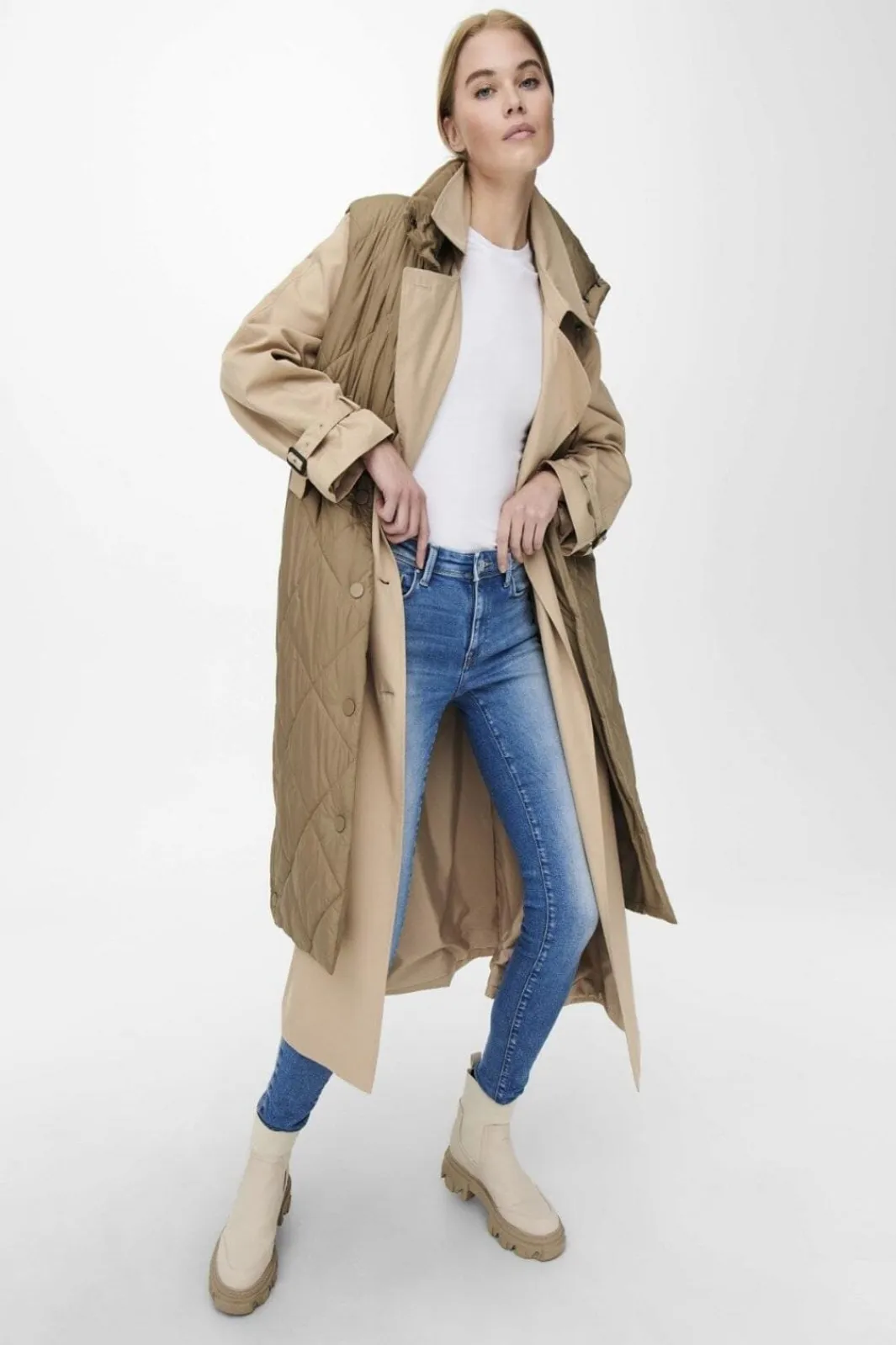 New Onlchloe Trenchcoat Double B. Otw Overtøj & Jakker