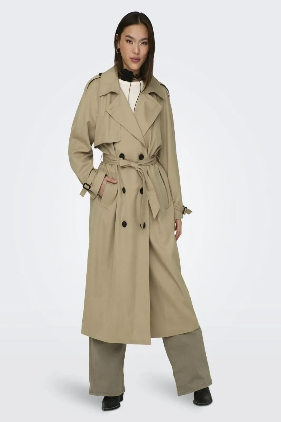 New Onlchloe Trenchcoat Double B. Otw Overtøj & Jakker