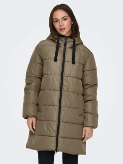 Only Overtøj & Jakker<Onlclair Puffer Hood Coat Cc