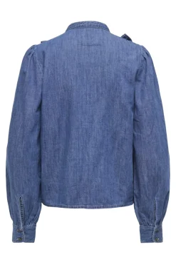 Only Bluser & Skjorter|Ammevenligt Tøj<Onldasha-Sevigny L/S Frill Shirt Akm