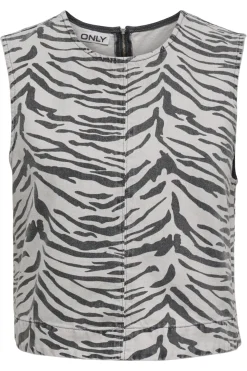 Online Onldorsi Sl Zebra Top Sik T-Shirts & Toppe