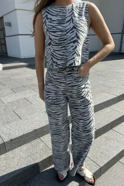 Online Onldorsi Sl Zebra Top Sik T-Shirts & Toppe