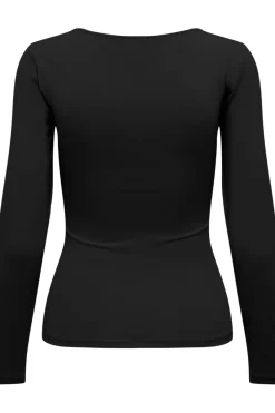 Only Bluser & Skjorter<Onlea L/S 2-Way Deep Neck Top