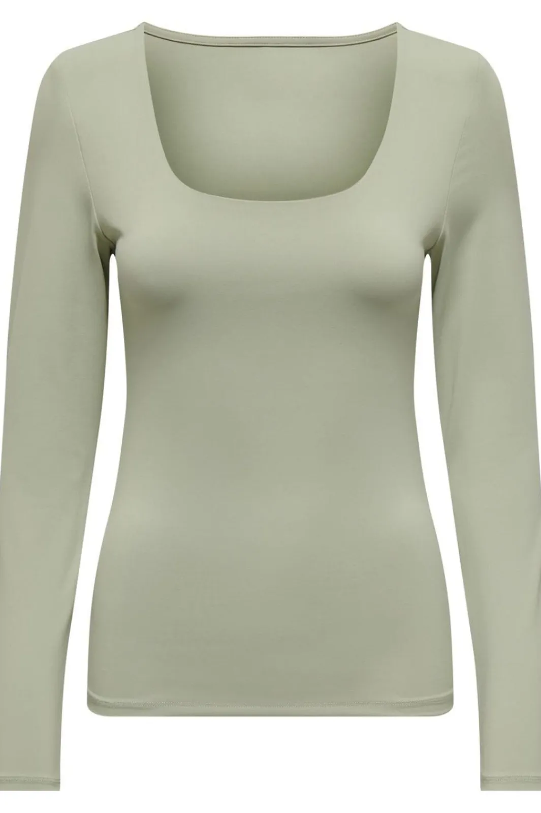 Clearance Onlea L/S 2-Way Deep Neck Top T-Shirts & Toppe