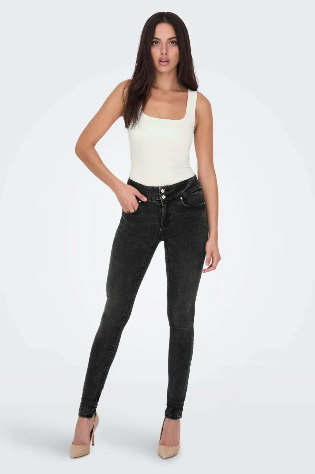 Only T-Shirts & Toppe<Onlea S/L 2-Ways Fit Top