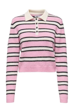 Only Bluser & Skjorter<Onlelie Ls Polo Pullover Knt