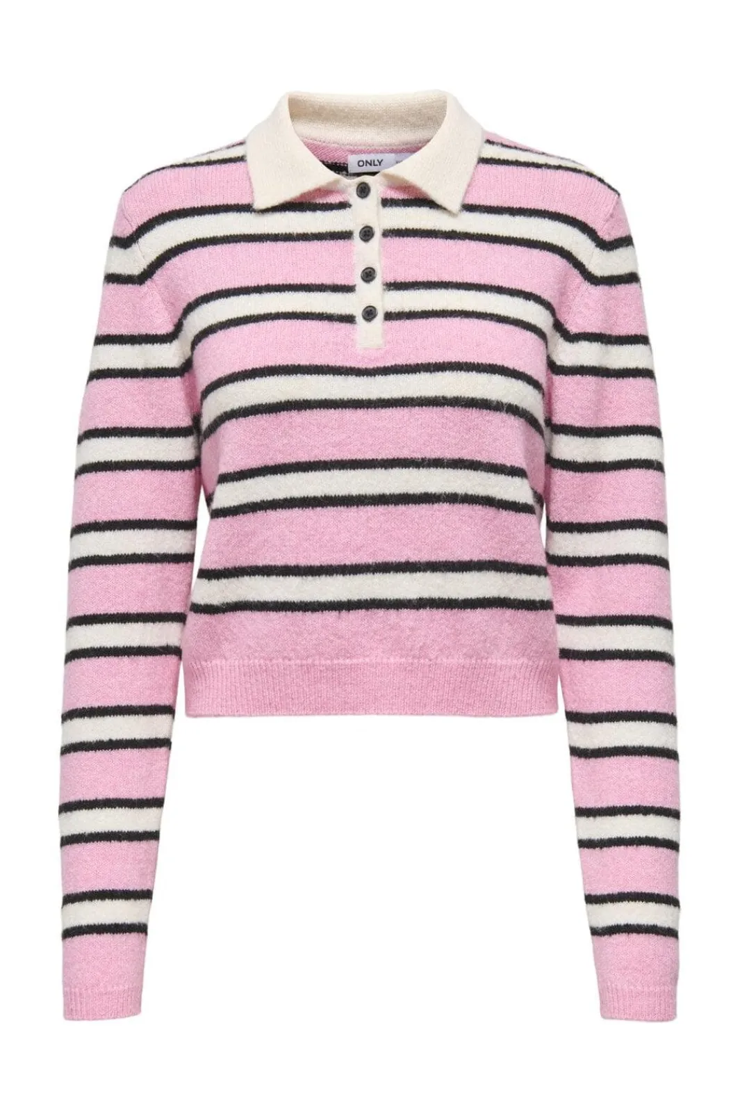 Only Bluser & Skjorter<Onlelie Ls Polo Pullover Knt