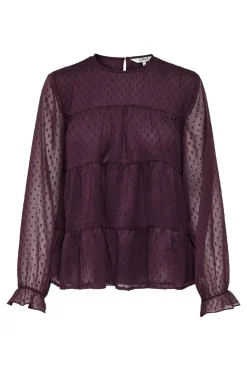 New Onleliza Life Ls Dobby Top Bluser & Skjorter