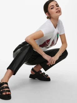 Only Bukser, Jeans & Leggings<Onlemily St Faux Leather