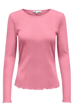 Only Bluser & Skjorter<Onlemma L/S Rib Basic Top