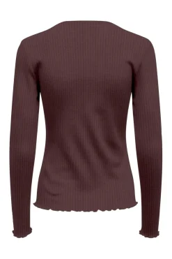 Sale Onlemma L/S Rib Basic Top Bluser & Skjorter