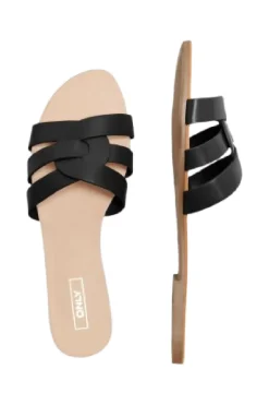 Clearance Onlfeli-4 Pu Slip On Sandal Sandaler