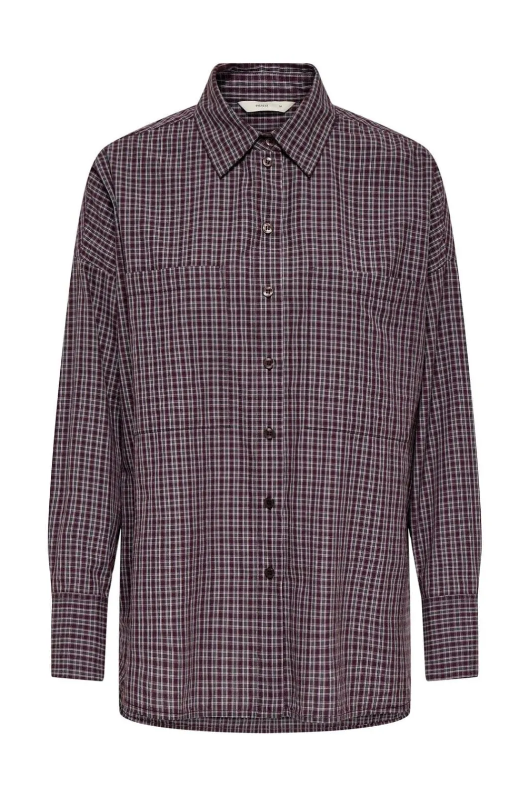 Only Bluser & Skjorter|Ammevenligt Tøj<Onlfenna L/S Oversize Check Shirt