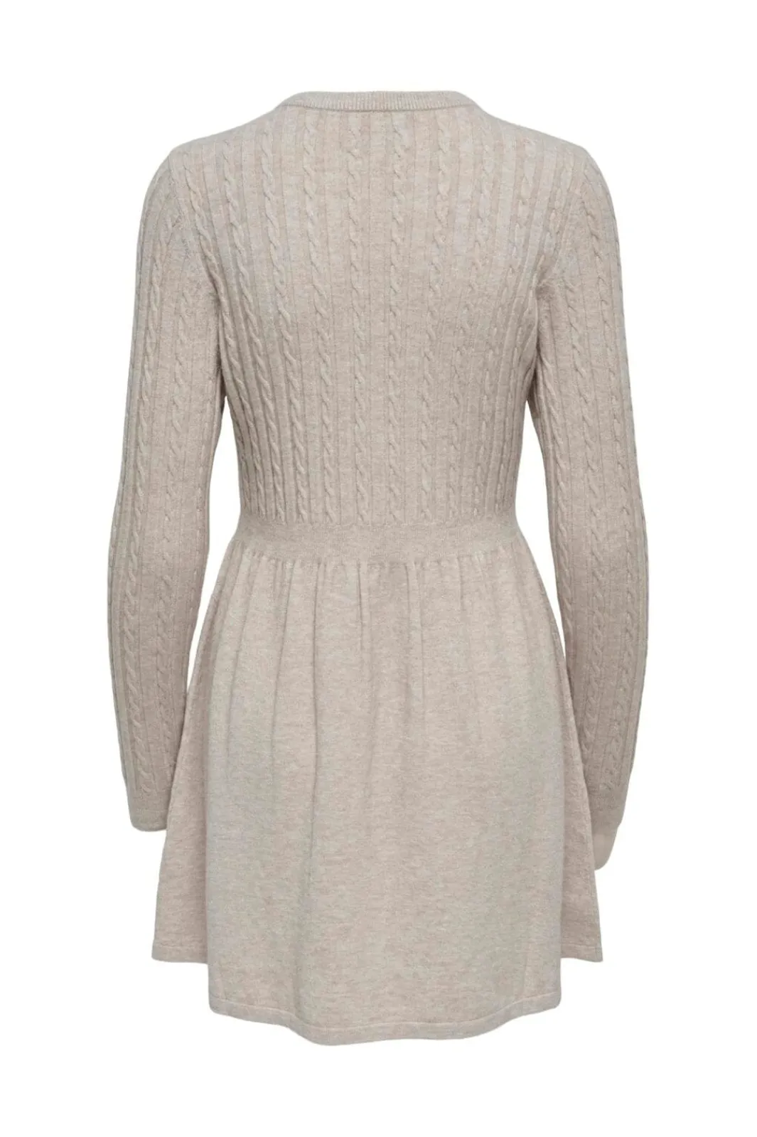 Only Kjoler<Onlfia Life Ls Cable Dress Knt