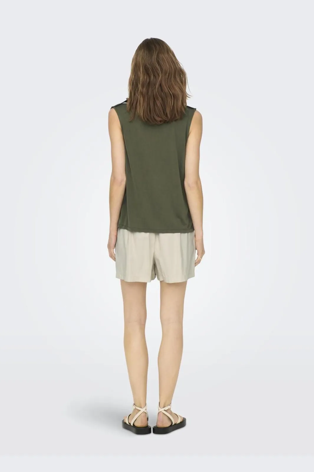 Only T-Shirts & Toppe<Onlfree Life S/L Modal Satin Mix Top