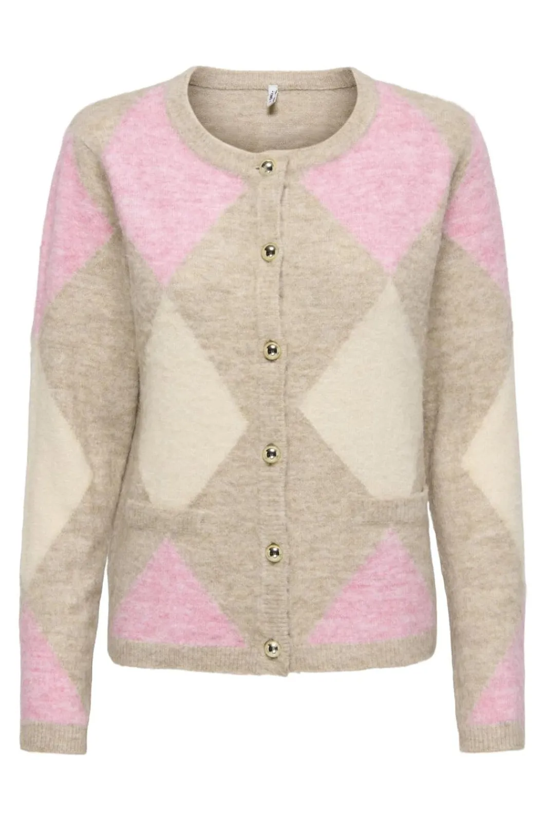 Discount Onlfrida Ls Oneck Button Cardi Knt Cardigans|Ammevenligt Tøj