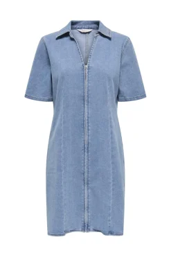 Only Kjoler|Ammevenligt Tøj<Onlfrida Ss Zip Dress Gua