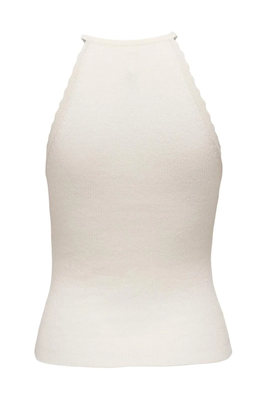 Only T-Shirts & Toppe<Onlgemma Sl Scallop Hltneck Top Knt
