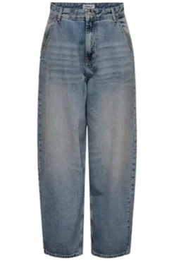 Only Bukser, Jeans & Leggings<Onlgia Mid Loose Baggy Dot413