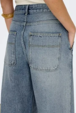Only Bukser, Jeans & Leggings<Onlgia Mid Loose Baggy Dot413