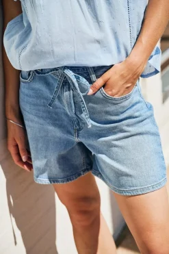 Onlgianna Belted Shorts Azg Shorts
