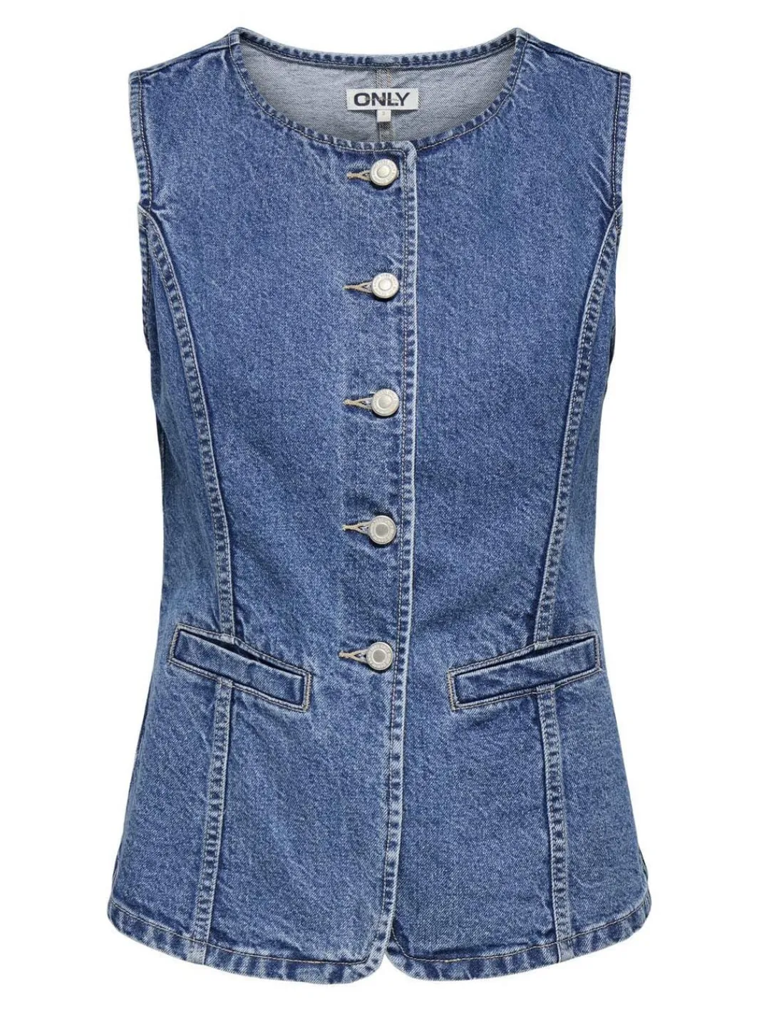 Only Veste|Ammevenligt Tøj<Onlgiulina S/L Button Waistcoat Mae