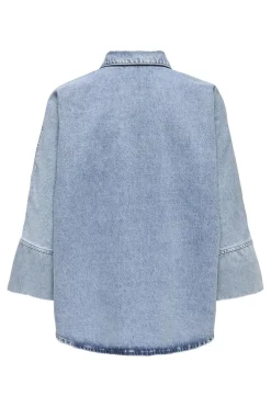 Only Bluser & Skjorter|Ammevenligt Tøj<Onlgrace 3/4 Bow Shirt Lb Cro