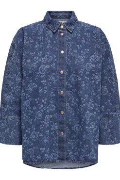 New Onlgrace 3/4 Shirt Rose Pim Bluser & Skjorter|Ammevenligt Tøj