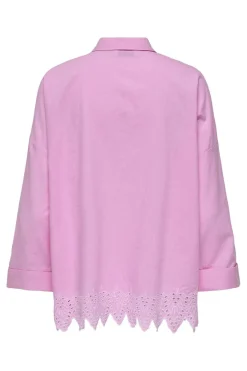 Only Bluser & Skjorter|Ammevenligt Tøj<Onlgraces Tulum Ls Emb Shirt