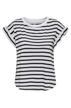 Only T-Shirts & Toppe<Onlgrape S/S Frill O-Neck Top