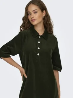 Only Kjoler<Onlgry-Nessa S/S Cord Dress
