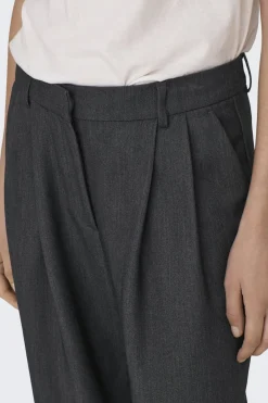 Onlhattie Pleat Mel Str Pant Tlr 15304707 Bukser, Jeans & Leggings