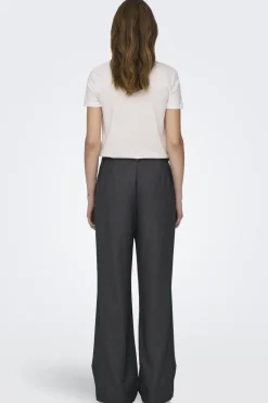 Onlhattie Pleat Mel Str Pant Tlr 15304707 Bukser, Jeans & Leggings
