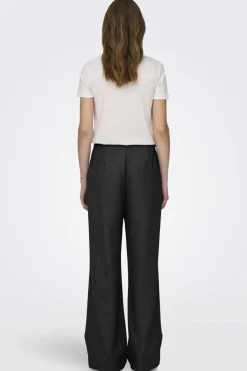 Only Bukser, Jeans & Leggings<Onlhattie Pleat Mel Str Pant Tlr 15304707