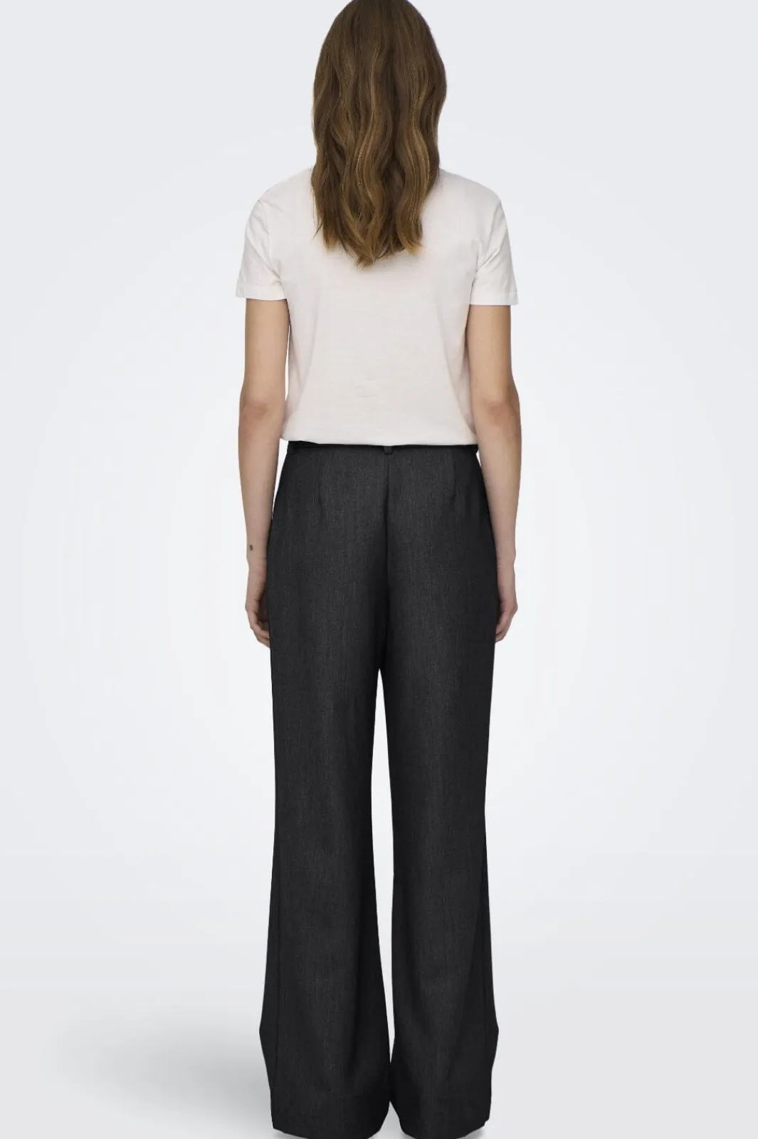 Only Bukser, Jeans & Leggings<Onlhattie Pleat Mel Str Pant Tlr 15304707