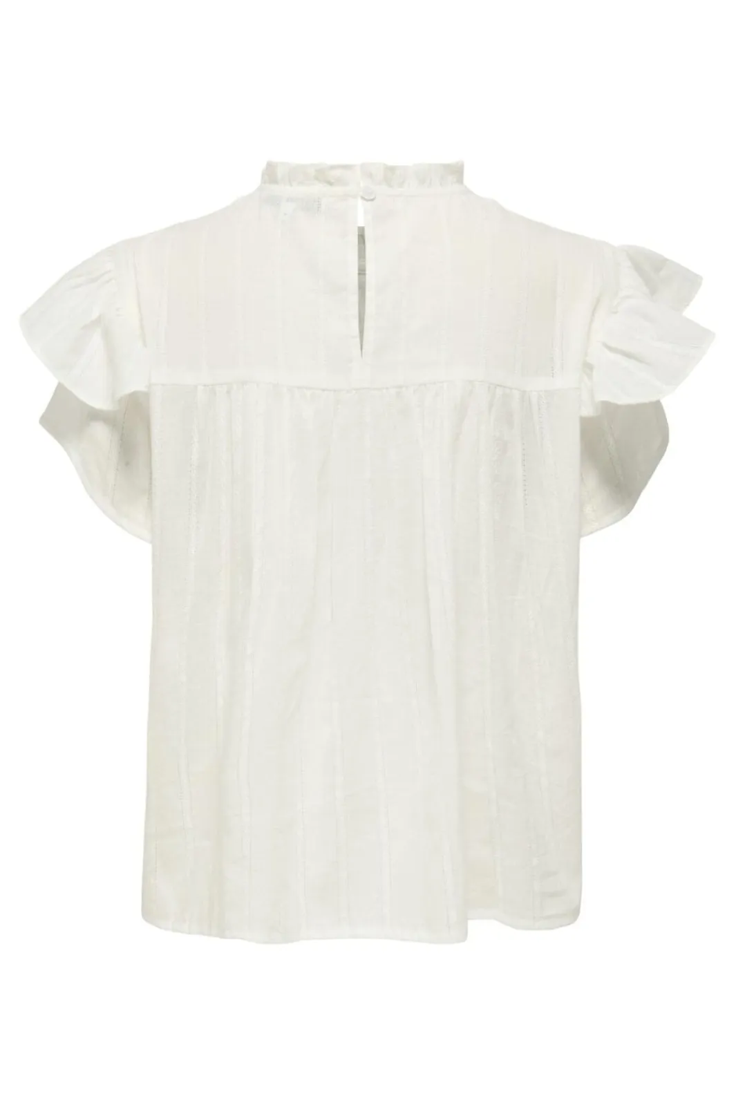 Only T-Shirts & Toppe<Onlheike S/L Frill O-Neck Top