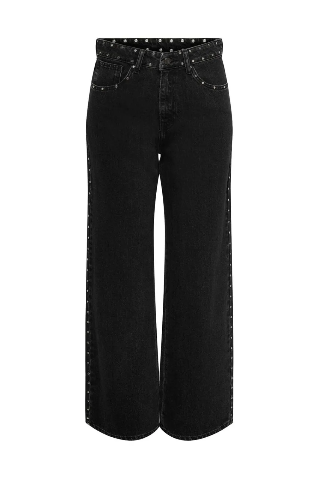 Sale Onlhope Studded Wide Tai Bukser, Jeans & Leggings