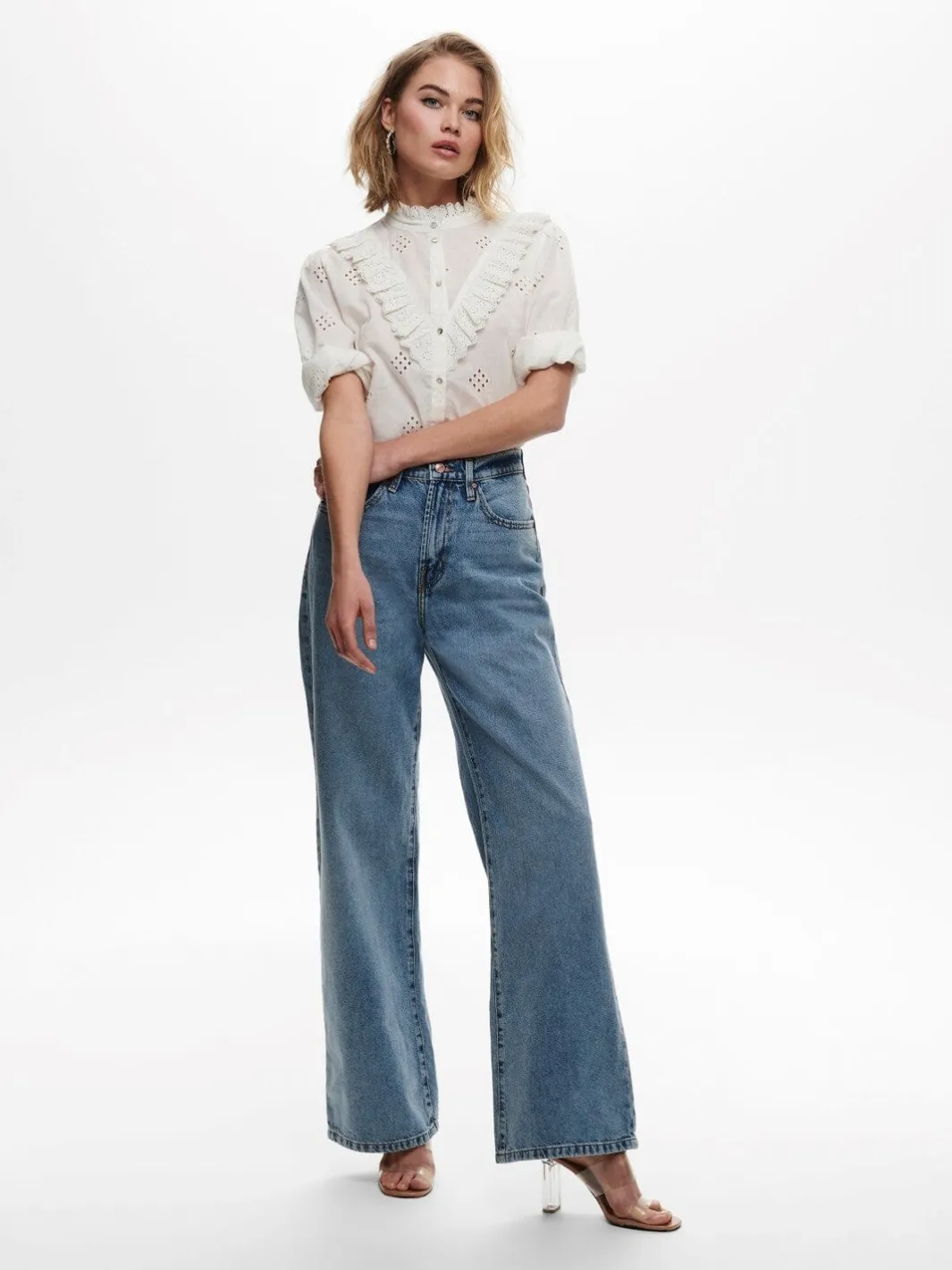 Only Bukser, Jeans & Leggings<Onlhope Wide Rea345
