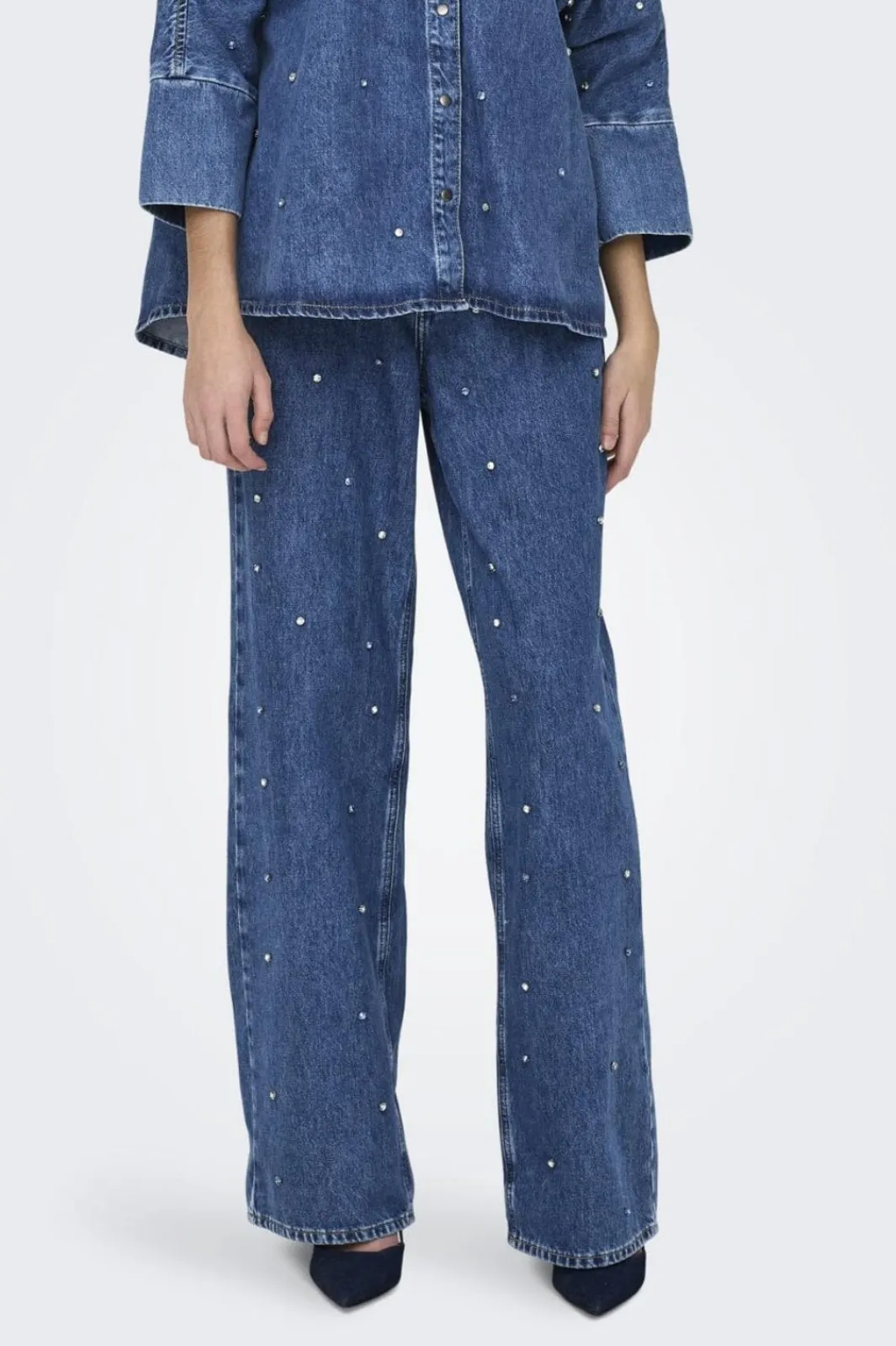 Only Bukser, Jeans & Leggings<Onlhope Wide Rhinestone