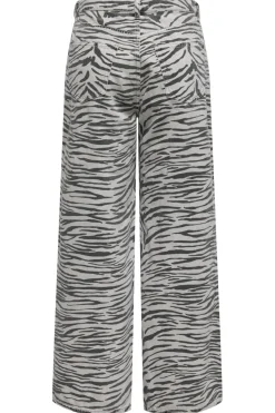Discount Onlhope Zebra Wide Sik Bukser, Jeans & Leggings