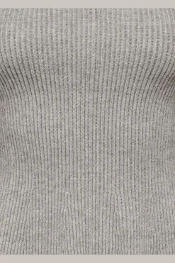 Only Strik|Bluser & Skjorter<Onlibi Ls V-Neck Rib Peplum Cc Knt