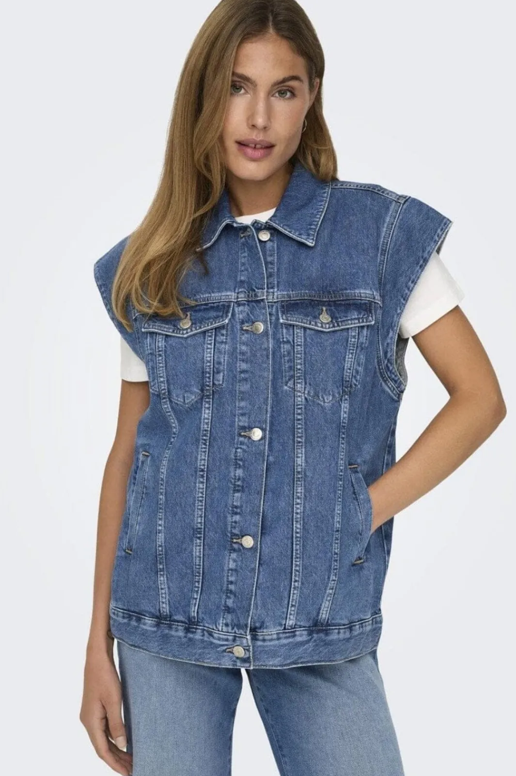 Clearance Onlirene S/L Waistcoat Cro Veste
