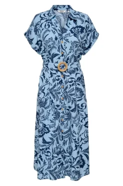 Only Bluser & Skjorter|Ammevenligt Tøj<Onljakiri Linen Ss Midi Shirt Dress