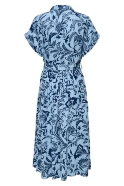 Only Bluser & Skjorter|Ammevenligt Tøj<Onljakiri Linen Ss Midi Shirt Dress