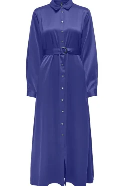 Online Onljane Life L/S Belt Shirt Dress Kjoler|Ammevenligt Tøj