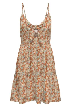 Only Kjoler<Onljennie S/L Knot Short Dress Ox